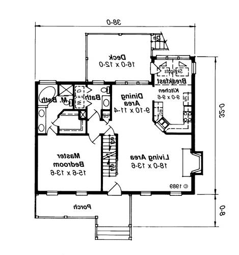 First Floor image of DEERFIELD House Plan
